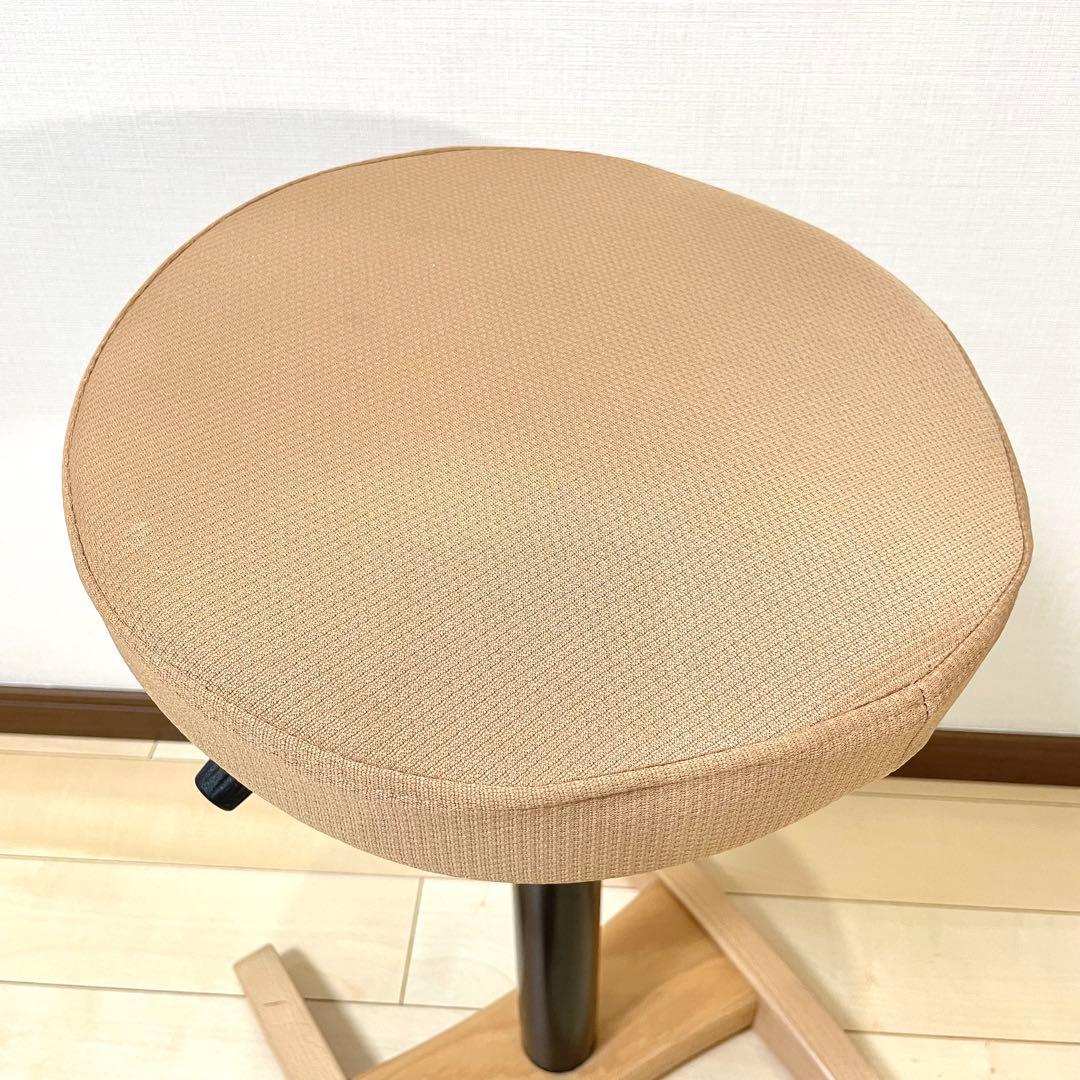 バランスラボ バランスチェア バランスシナジー ベージュ カバー付き 中古品