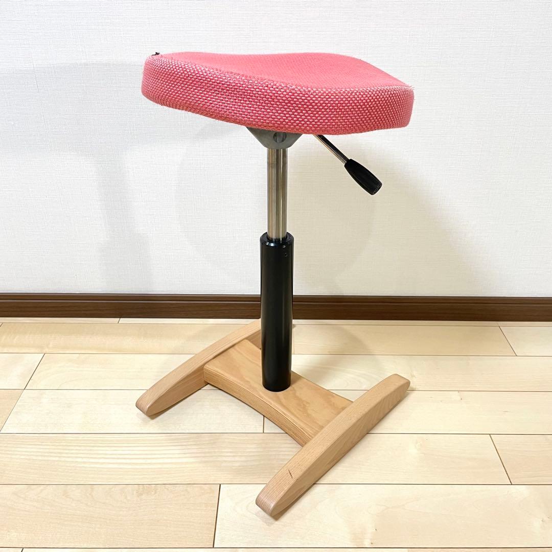 バランスラボ バランスチェア バランスシナジー ベージュ カバー付き 中古品