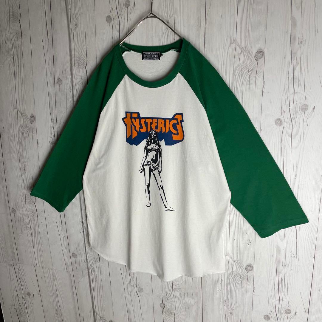 【BE:FIRSTソウタ着用】ヒステリックグラマー★バイカラー 七分袖 tシャツ