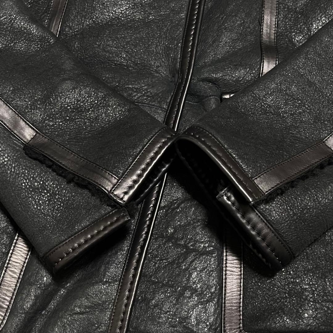 【最高級革使用】 ニールバレット ラムレザー ムートン ロング丈 超希少 コート