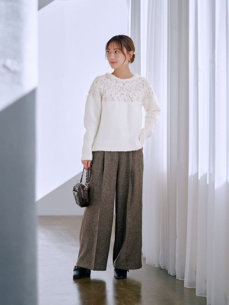 ツイードマリンパンツ　COHINA