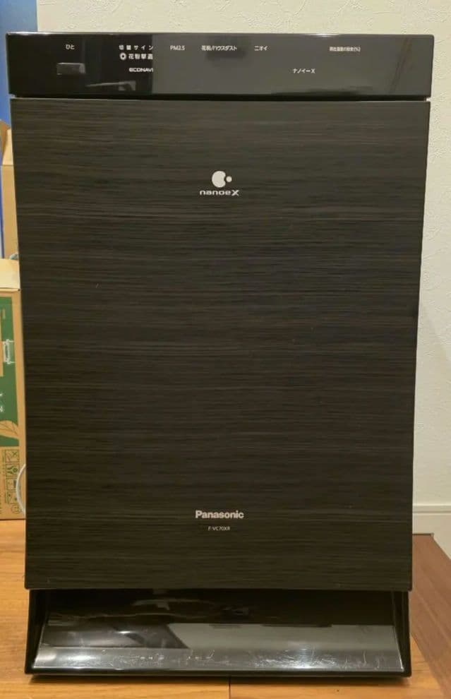 Panasonic F-VX70XR 空気清浄加湿機 木目調