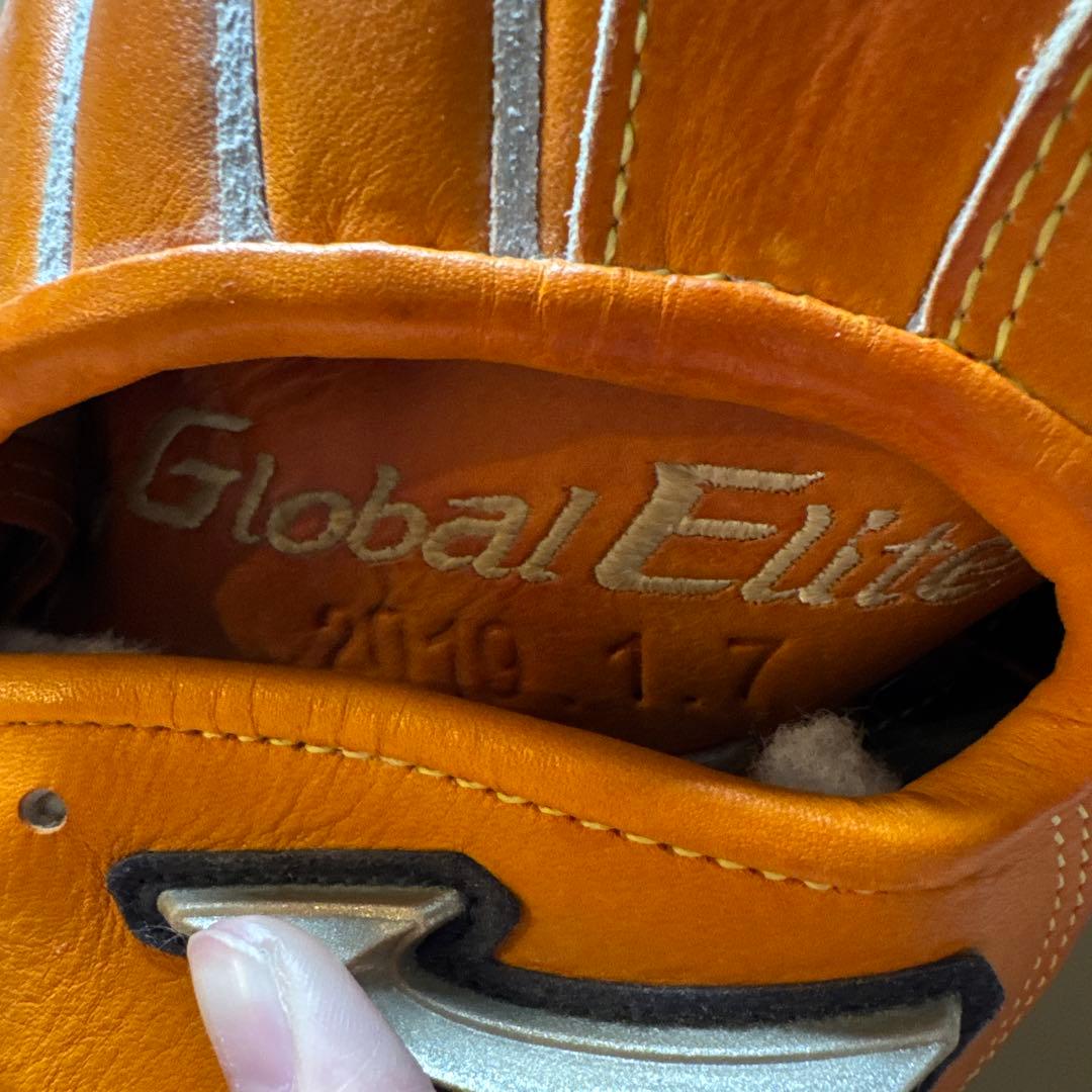 Global Elite Order 軟式グローブ オレンジ