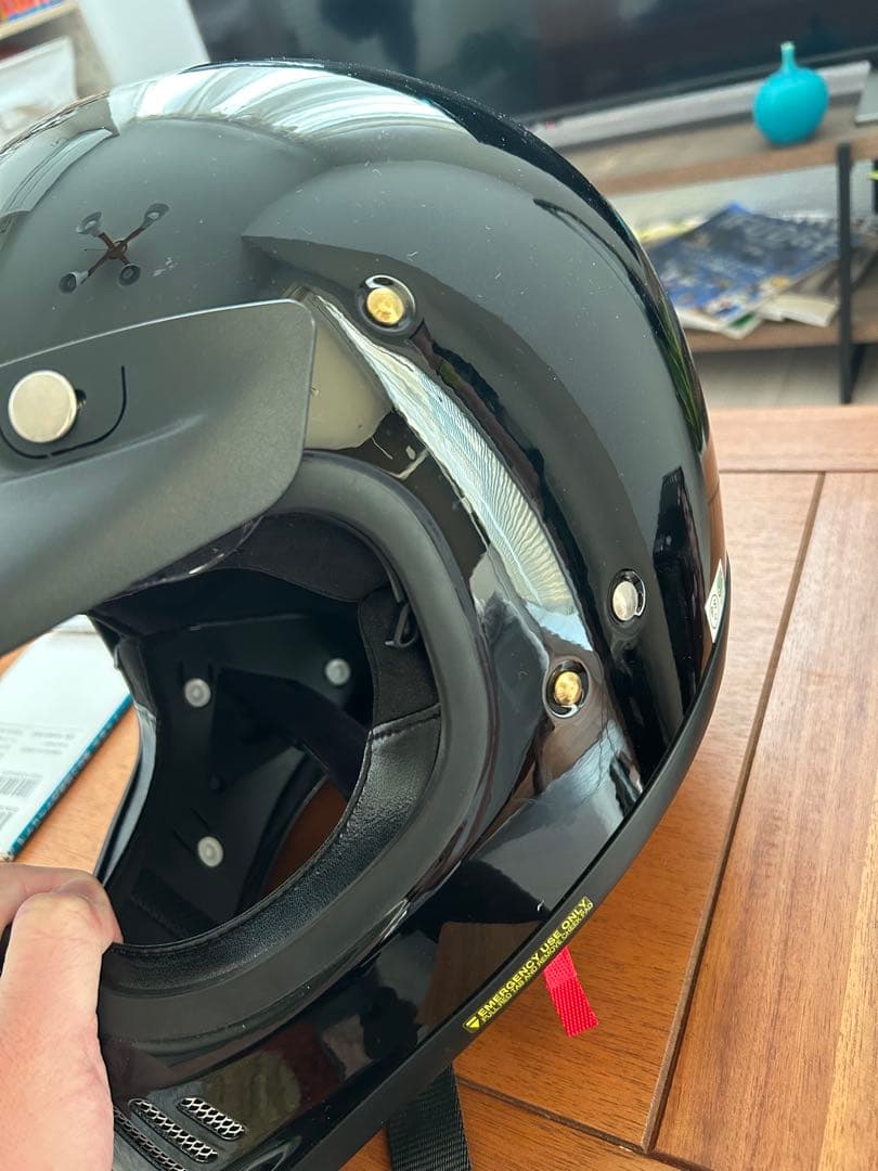 SHOEI ex_zeroブラック フルフェイスヘルメット バイザー付き