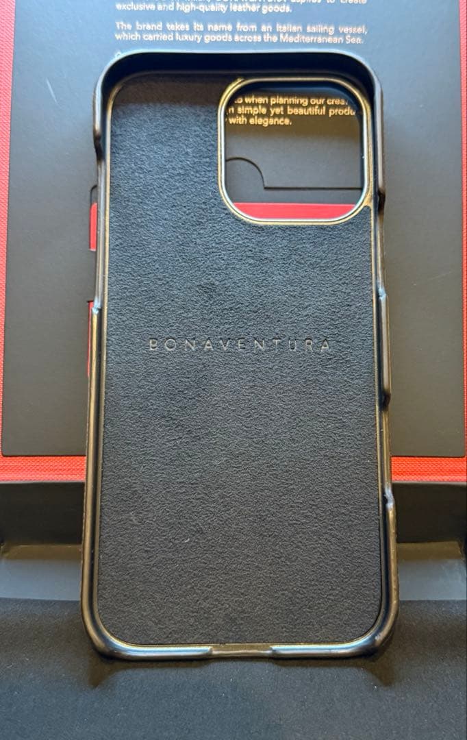 BONAVENTURA iPhone16proMax カバーケース エトープ