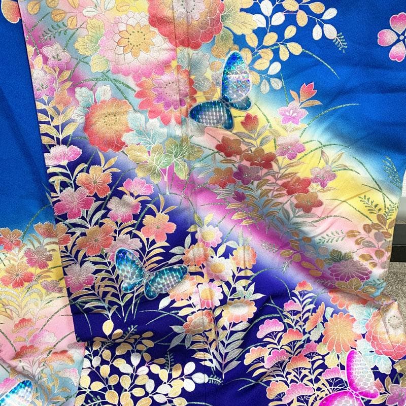 512w2☆引き振袖 掛下 ラメ装飾 金彩 比翼付☆美品 結婚式ブライダル 舞台