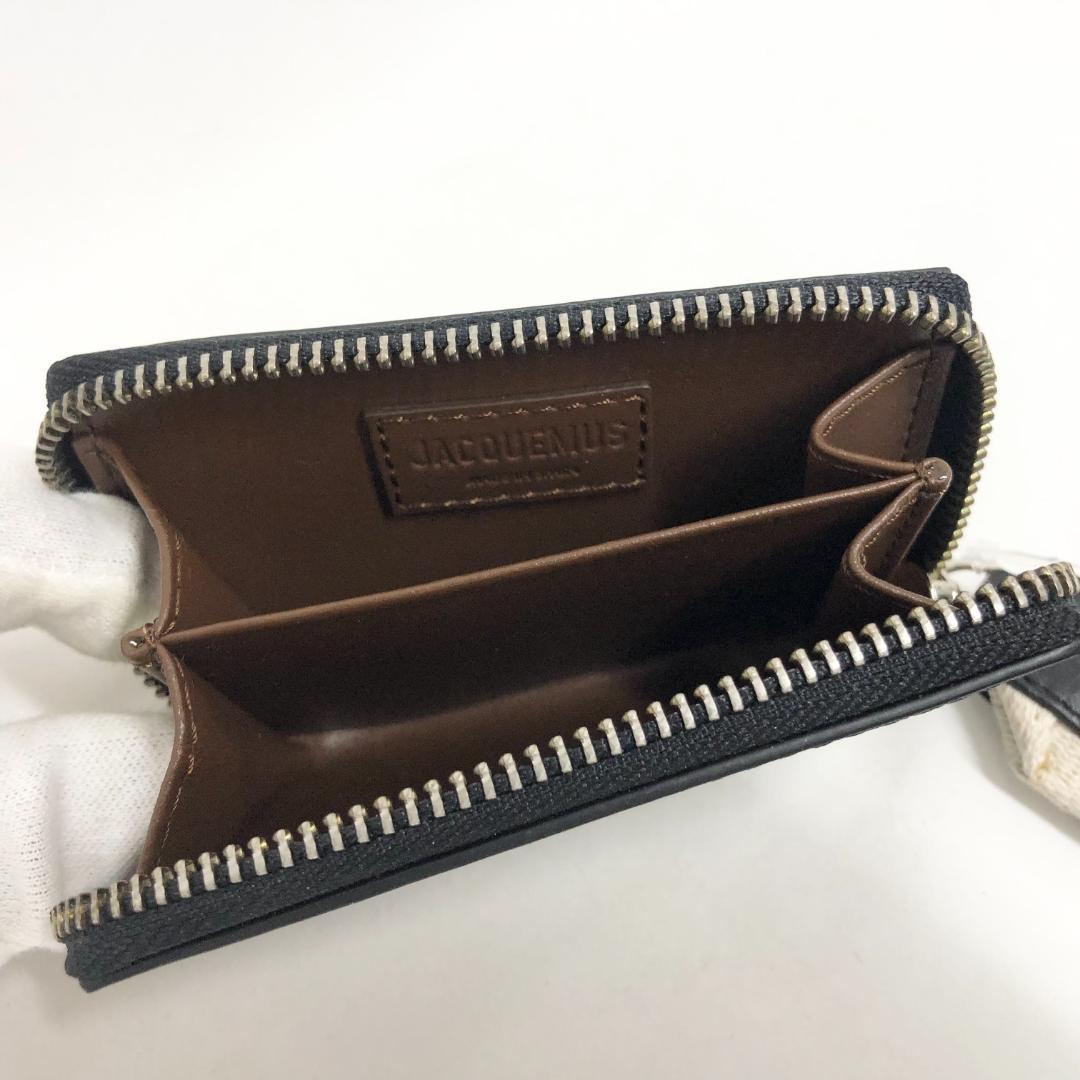 ○★新品未使用　JACQUEMUS　ストラップジップ小銭入れ　ブラック