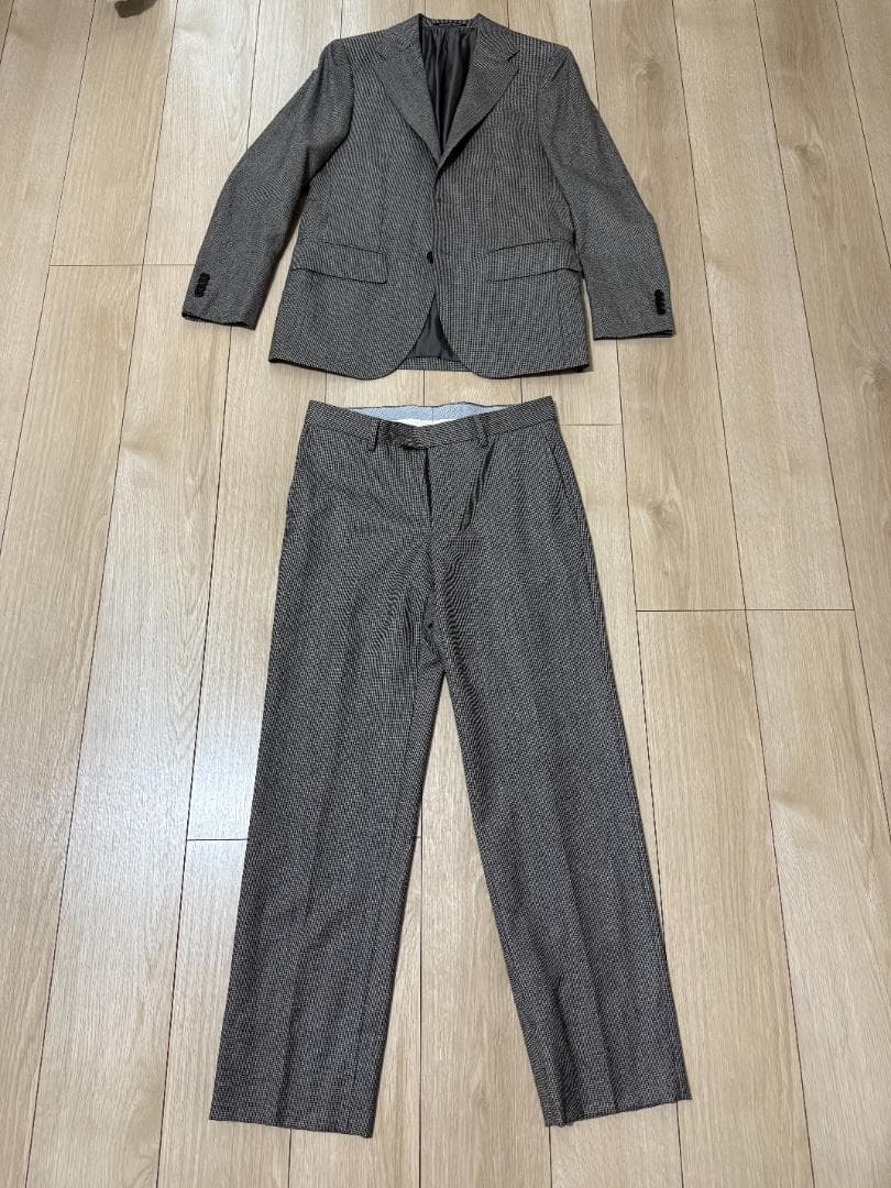 Green Label Relaxing　スーツ　セットアップ　千鳥格子