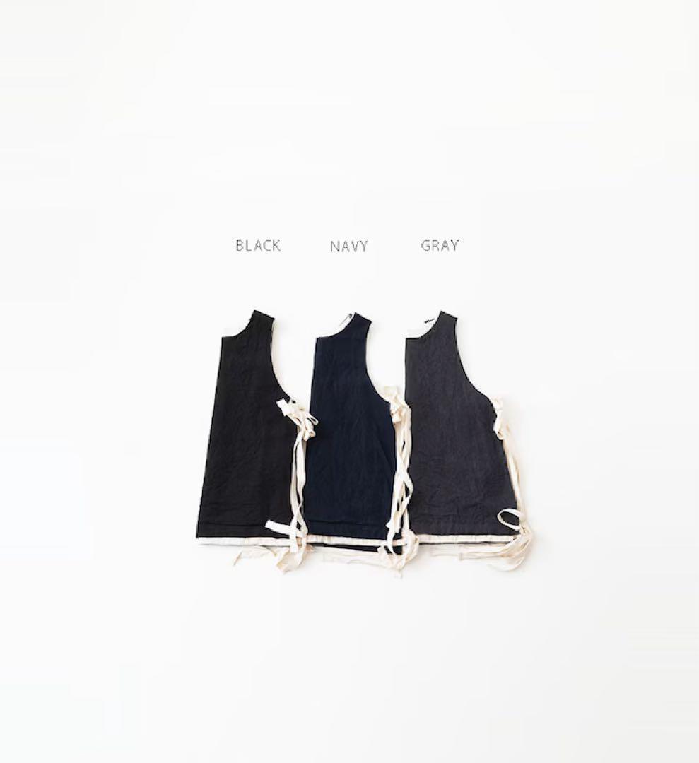 今期新品⭐︎Veritecoeur⭐︎VC-2804　ウールリネンリバーシブルベスト