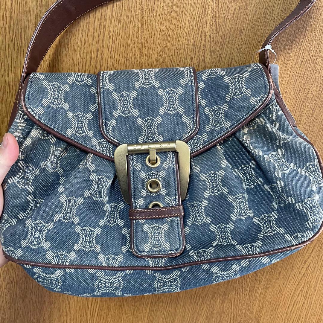 セリーヌ　デニム　バッグ