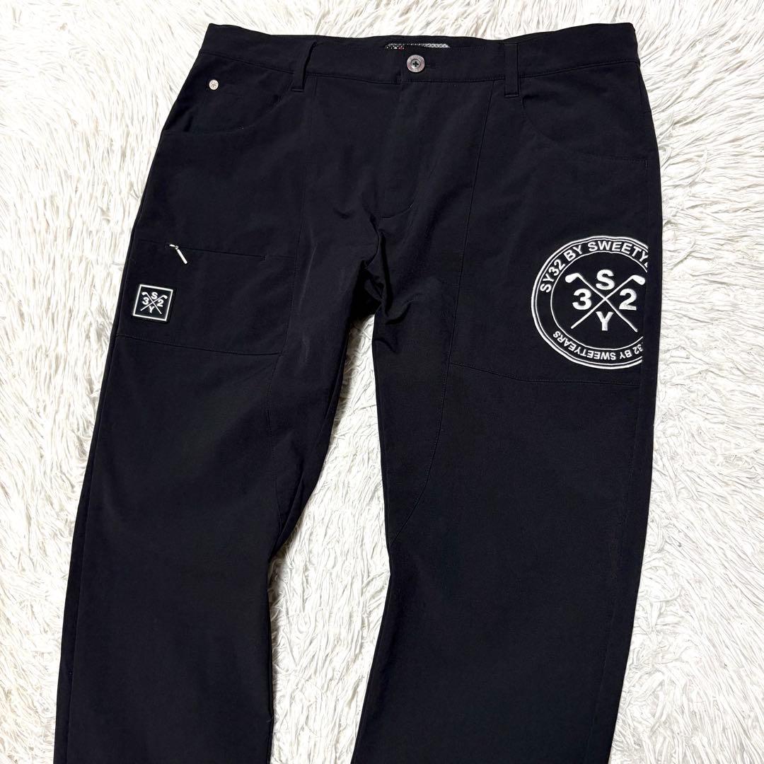 極々美品✨SY32 by SWEET YEARS ゴルフ用ストレッチパンツ　XL