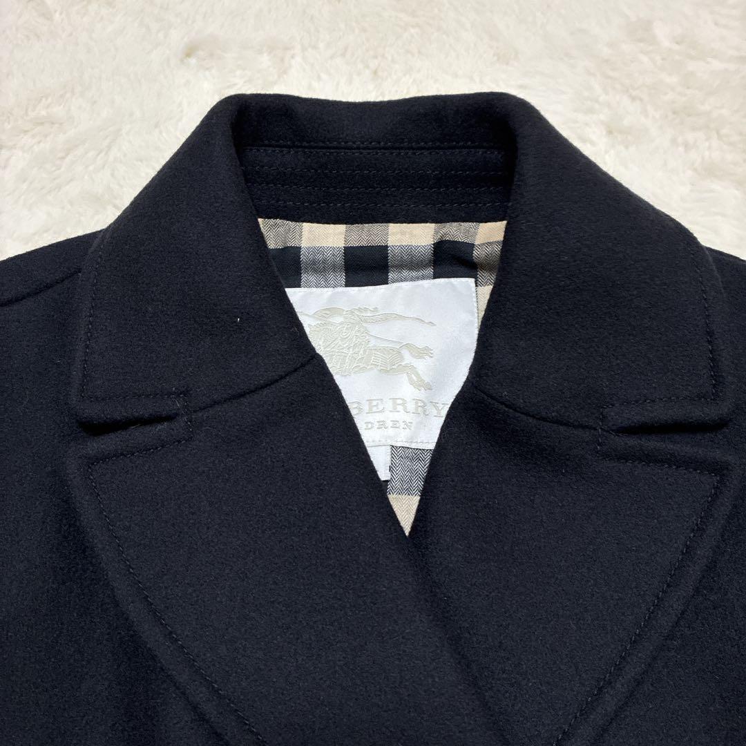 BURBERRY CHILDREN ウールコート 12Y 52cm チェック裏地