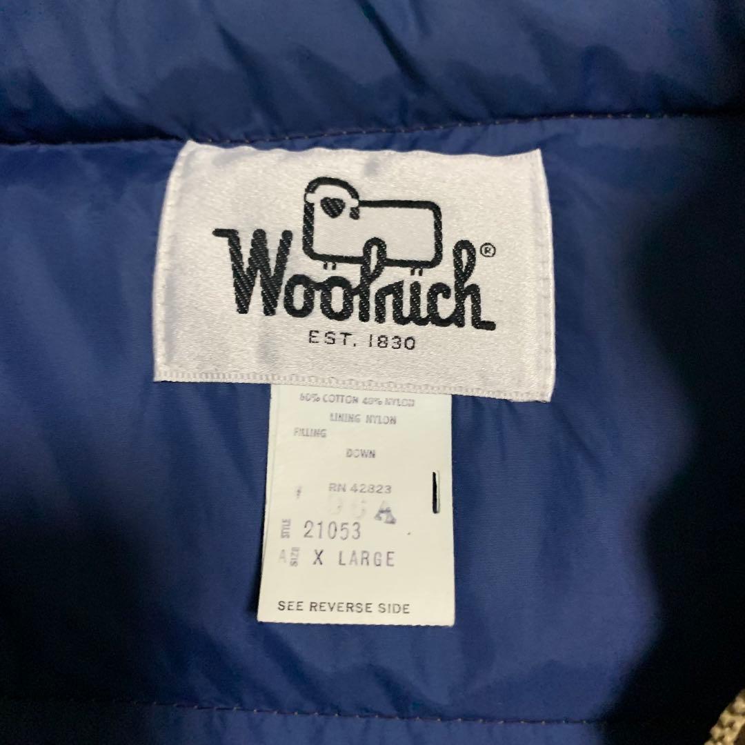 70-80s WOOLRICH ウールリッチ ダウンベスト 白タグ