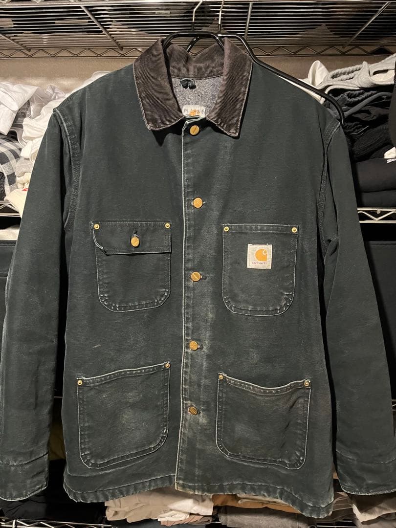 週末までの出品　カーハート ミシガンチョアコート C01 BLK 40