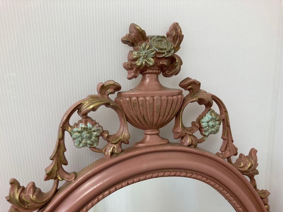 イタリア製アンティーク調ウォールミラー