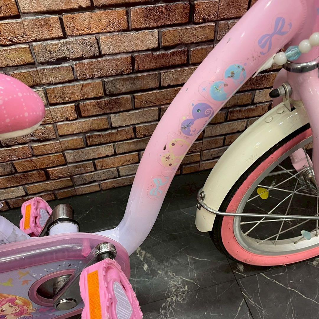【88】子供用自転車 子供車 Disney PRINCESS ピンク16インチ