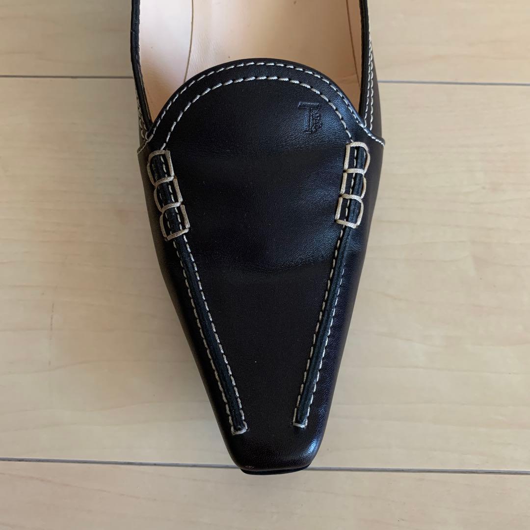【TOD’S】ダークブラウンパンプス　サイズ38