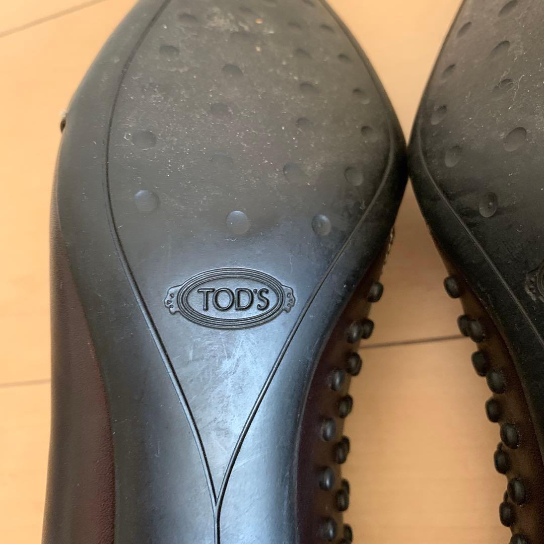 【TOD’S】ダークブラウンパンプス　サイズ38