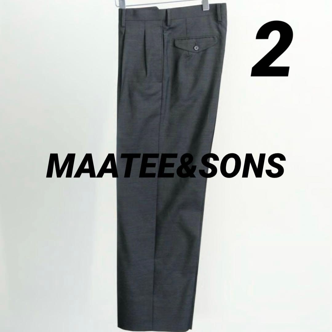パンツ MAATEE&SONS 25aw Forever Slacks chacoal
