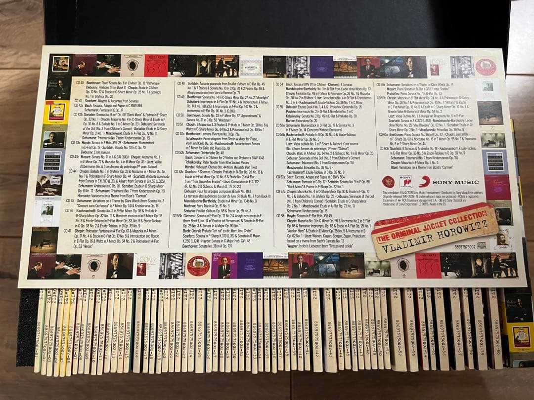Vladimir Horowitz 完全オリジナルジャケットコレクション