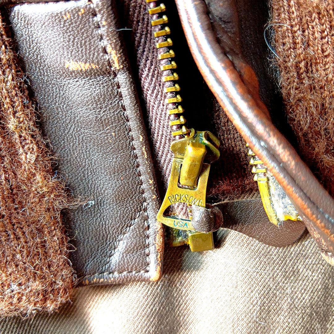 90年代 初期型 バズリクソンズ A-2 馬革 フライトジャケット 42