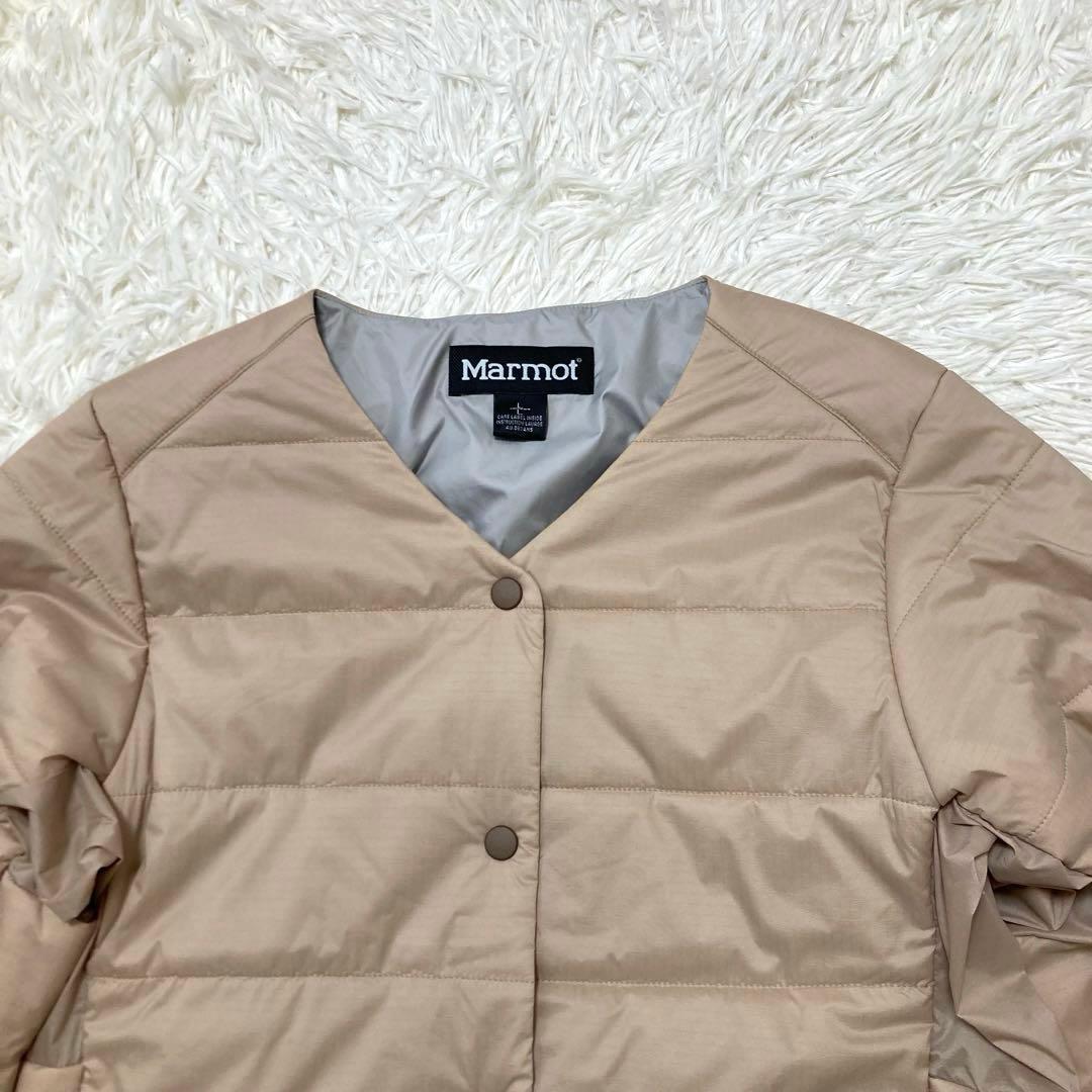 mio 　Marmot ノーカラージャケット　グレイシャーリリー