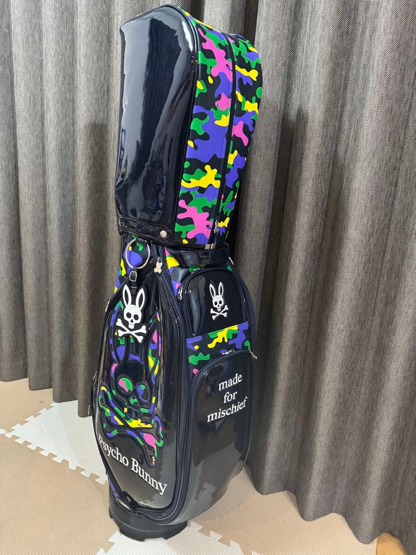 [美品・希少]Psycho Bunny ゴルフバッグ・キャディバッグ