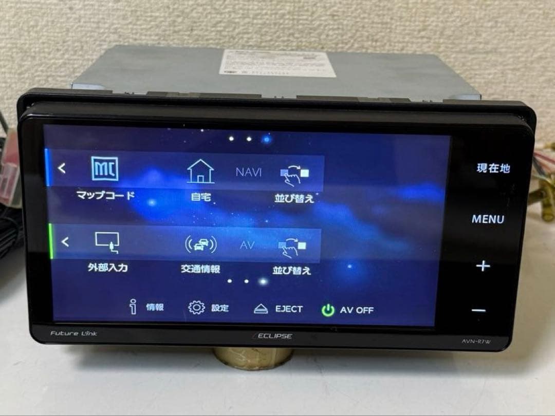 Eclipse イクリプス　AVN-R7Wカーナ 地図データ 2016年