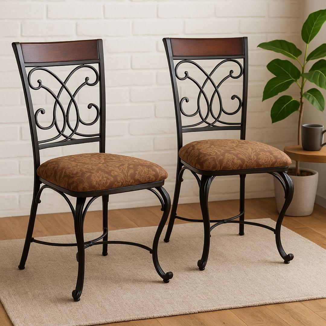 682 machi☆様　ダイニング　チェア　2脚 北欧 カントリー 美品　a