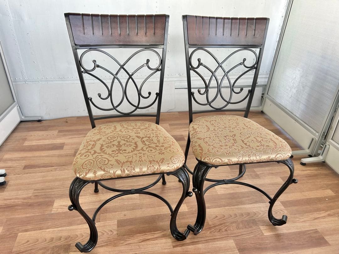 682 machi☆様　ダイニング　チェア　2脚 北欧 カントリー 美品　a