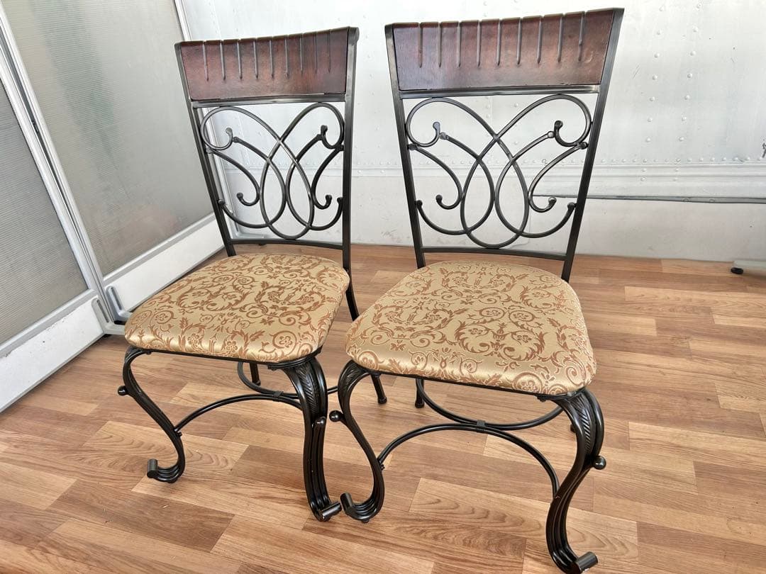 682 machi☆様　ダイニング　チェア　2脚 北欧 カントリー 美品　a