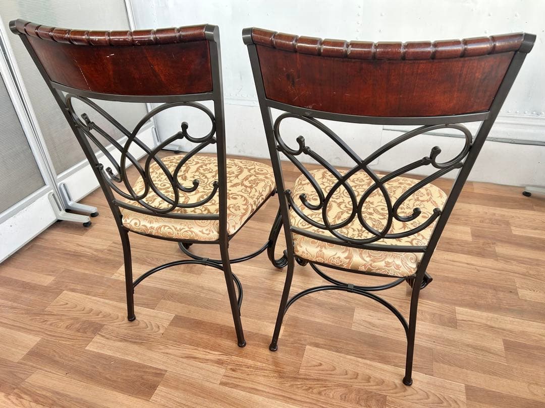 682 machi☆様　ダイニング　チェア　2脚 北欧 カントリー 美品　a