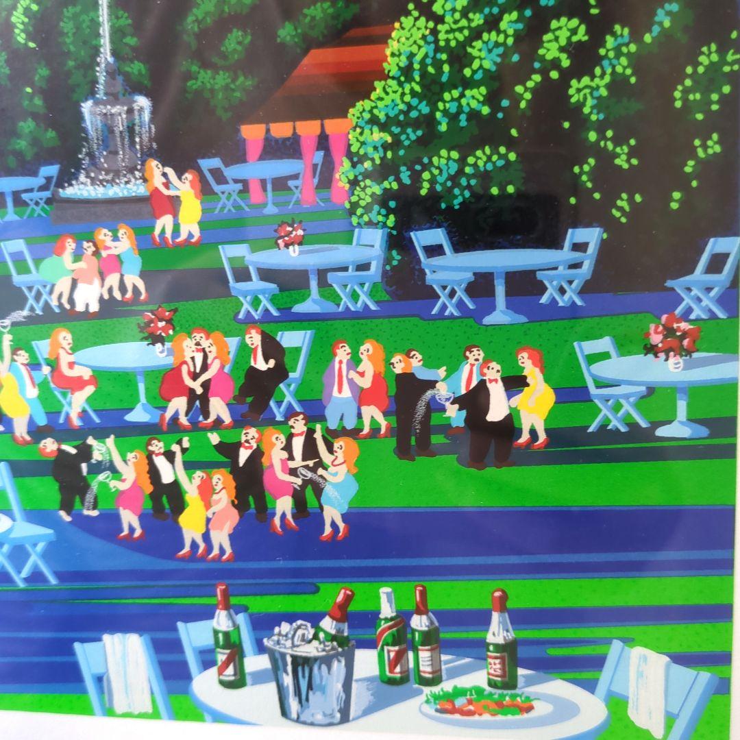 *お値下げ* ヒロヤマガタ「スターライト イブニング」直筆サイン 額縁入り