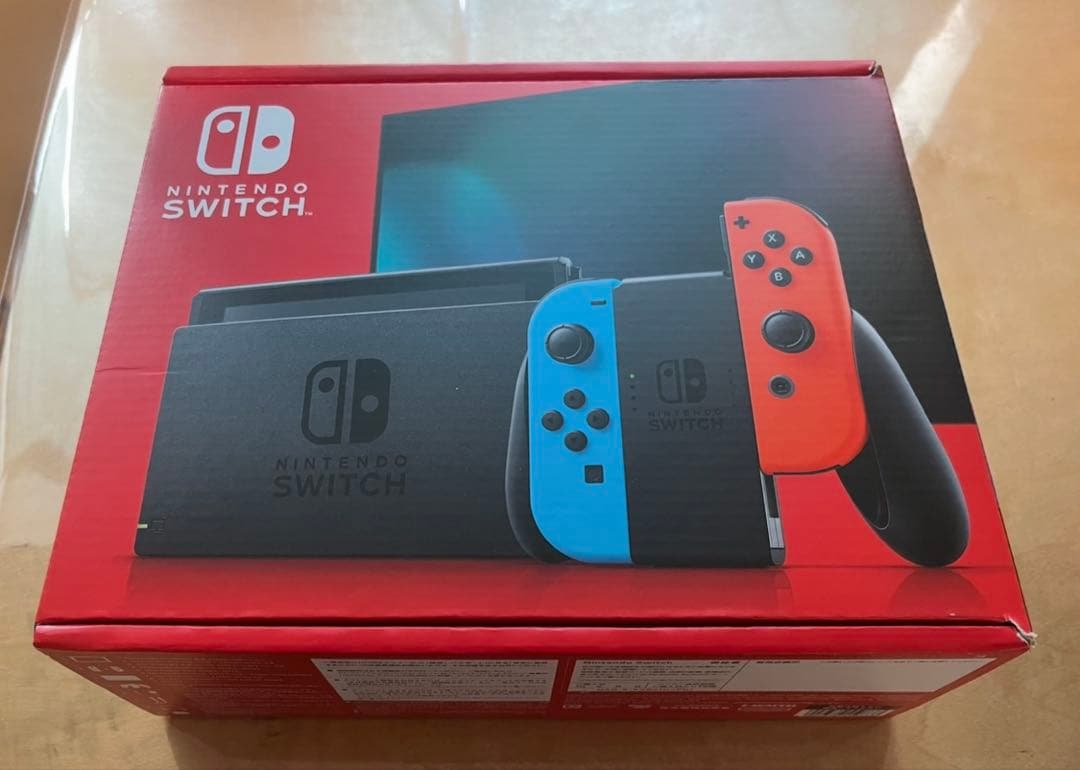 新品未使用Nintendo Switch 本体 青/赤 Joy-Con