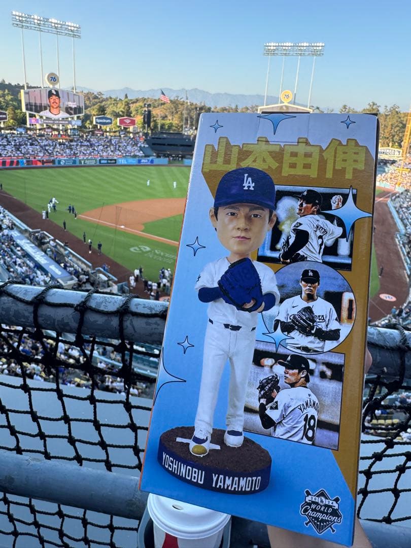 山本由伸 フィギュア 2025年ボブルヘッド　ドジャース