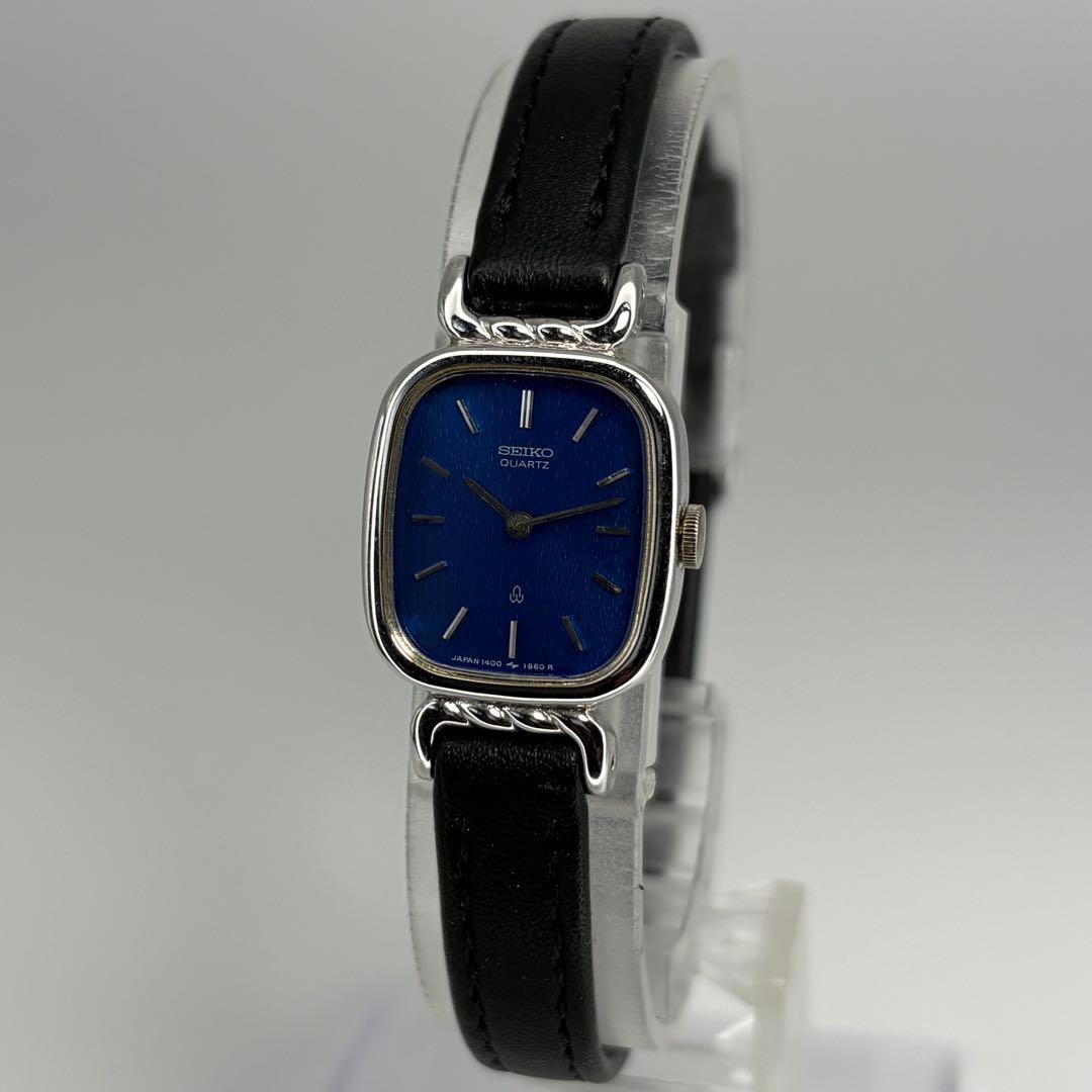 未使用品 SEIKO セイコー 1400-6050 80s QZ時計 電池交換済