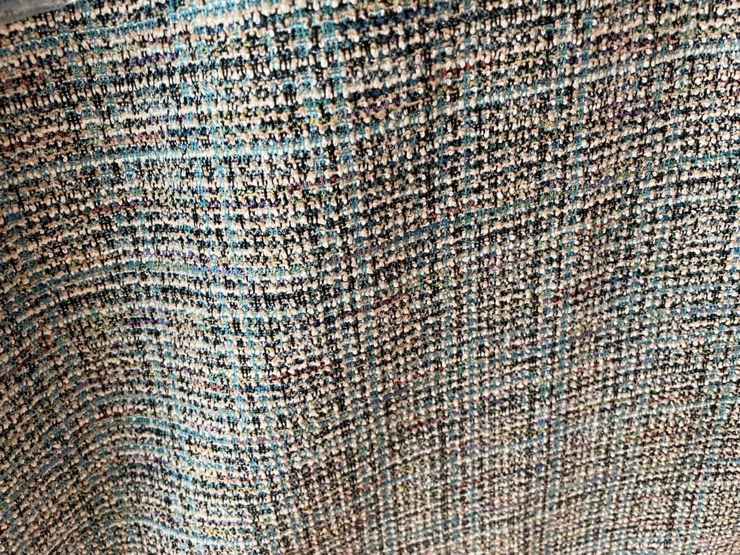 リリーブラウン ツイードペプラムワンピース BLU 試着のみタグ付き