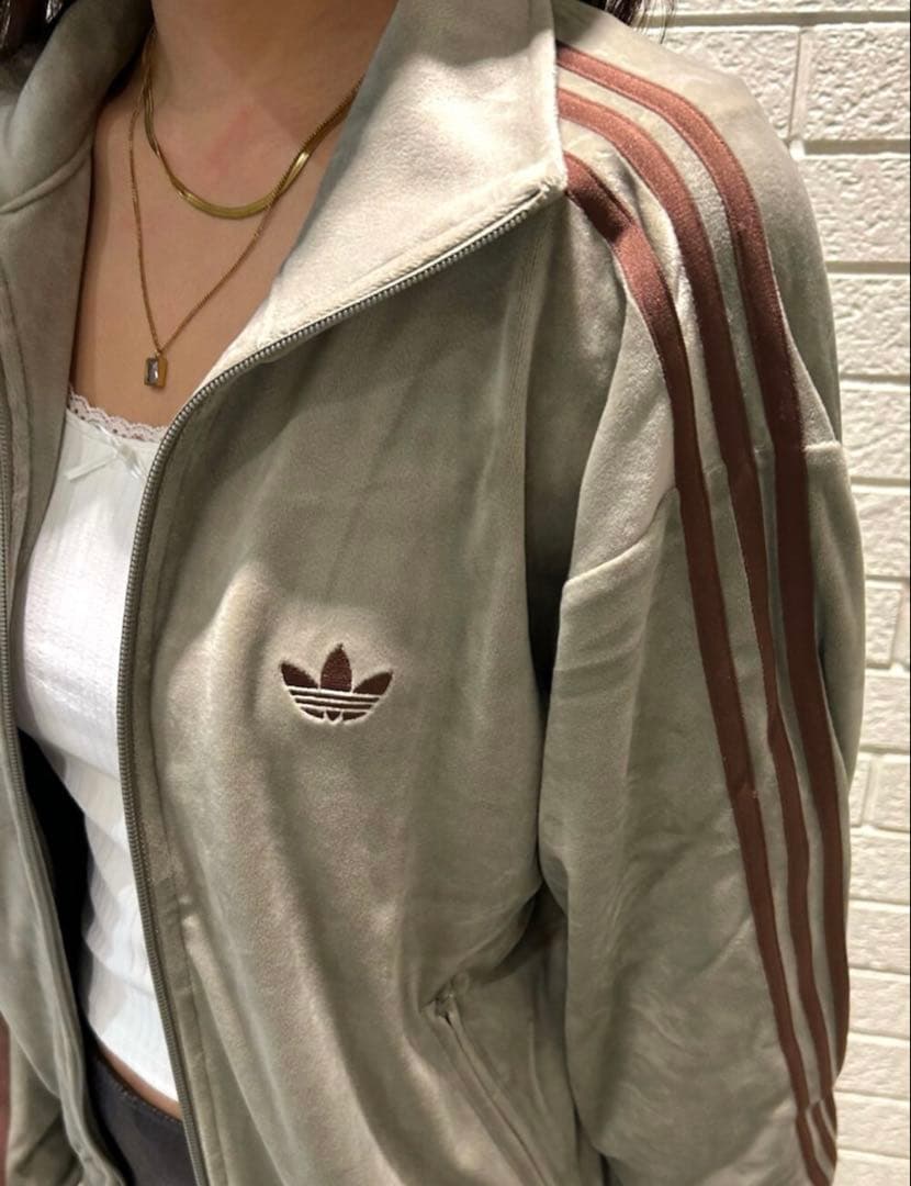 2XL adidas × ジャーナルスタンダード ベロア トラックトップ