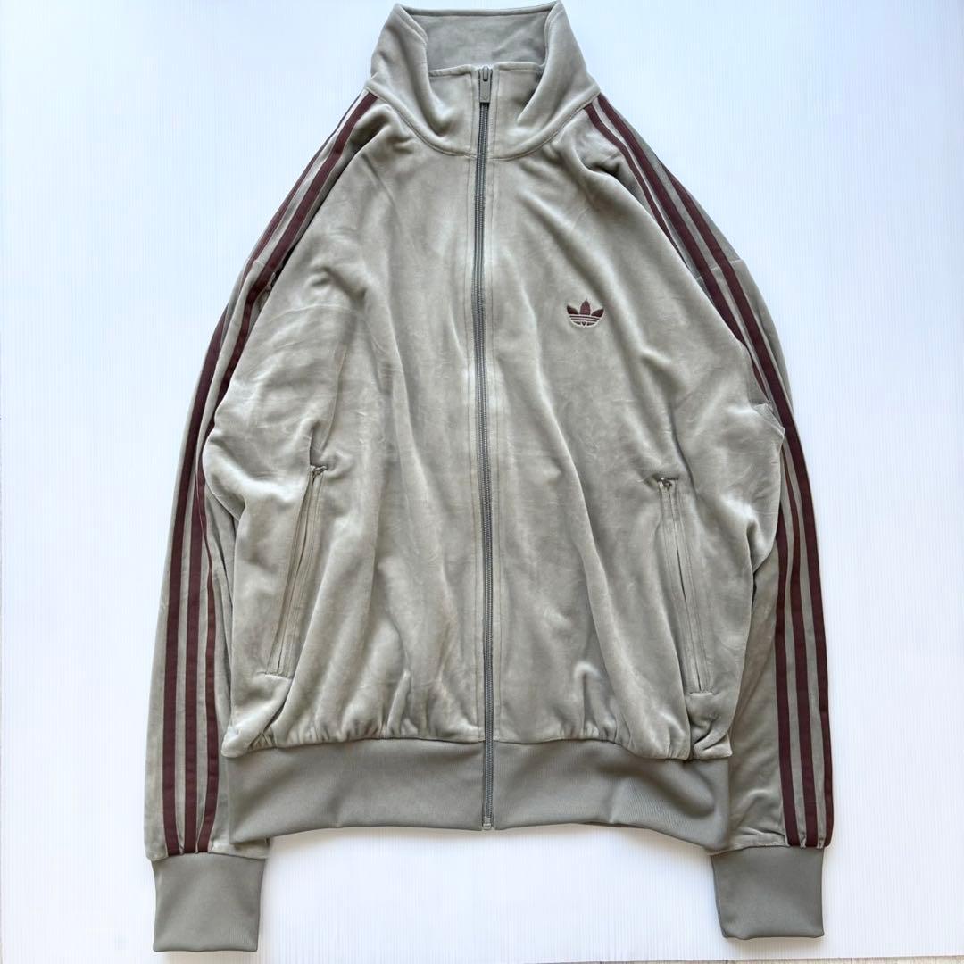 2XL adidas × ジャーナルスタンダード ベロア トラックトップ