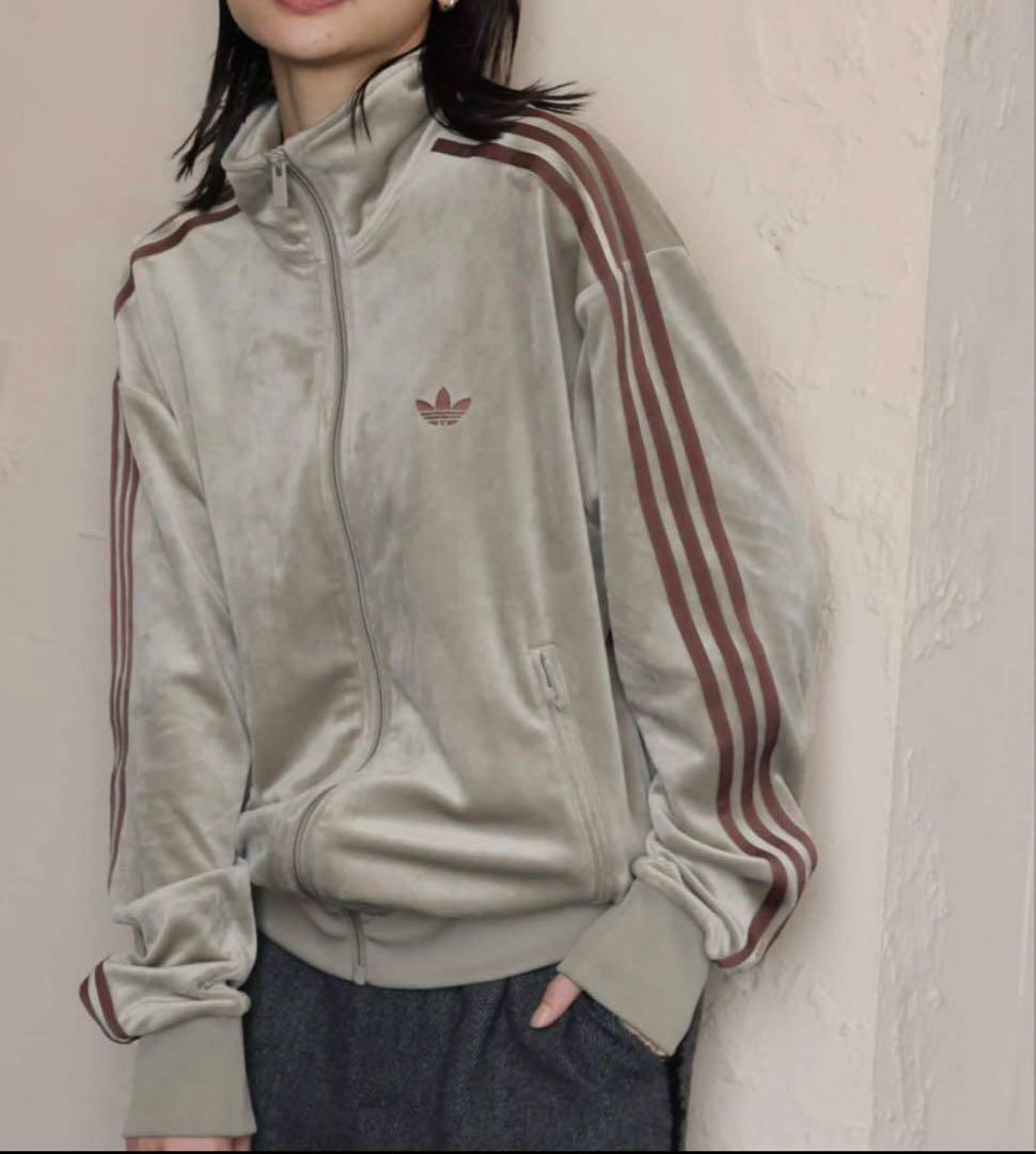 2XL adidas × ジャーナルスタンダード ベロア トラックトップ