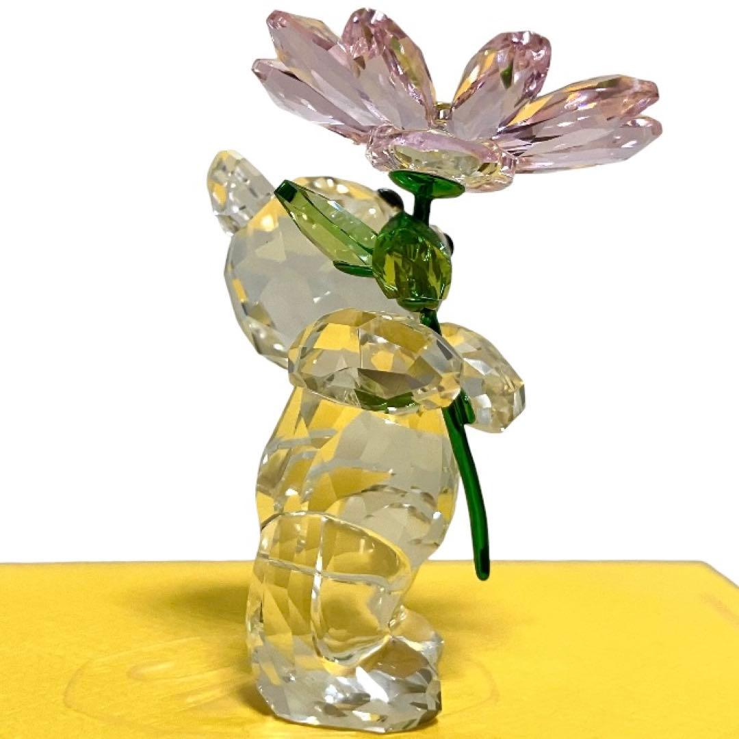 正規新品 SWAROVSKI クリスベア お花 KRIS BEAR フィギュリン