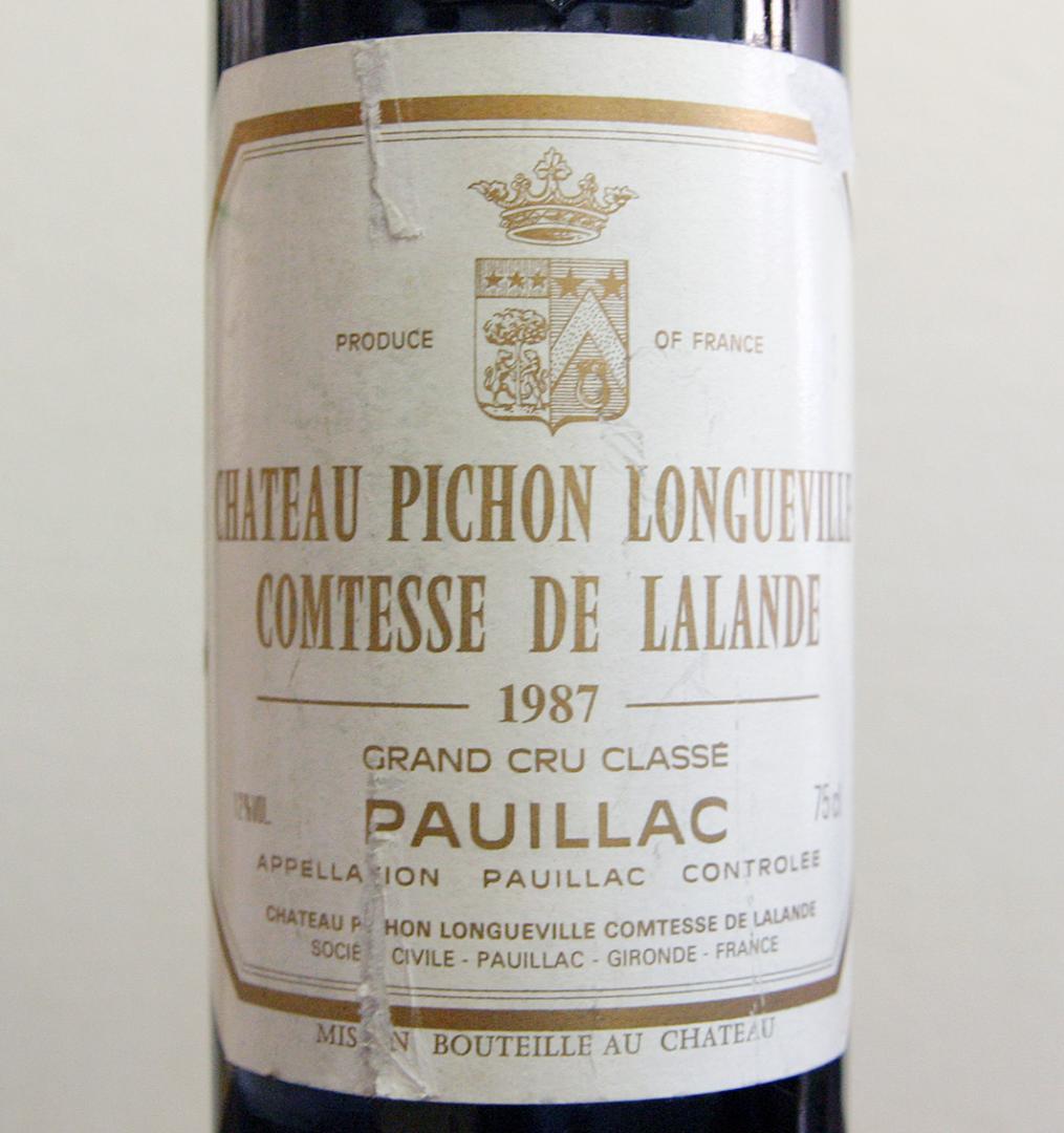 シャトー・ピション・ロングヴィル・コンテス・ド・ラランド　1987年