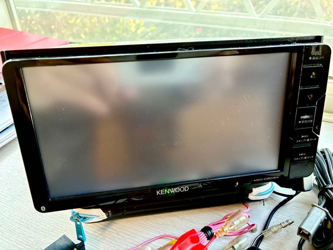 動作確認済　ケンウッド MDV-D503W（200mm幅）地図データ2018年版