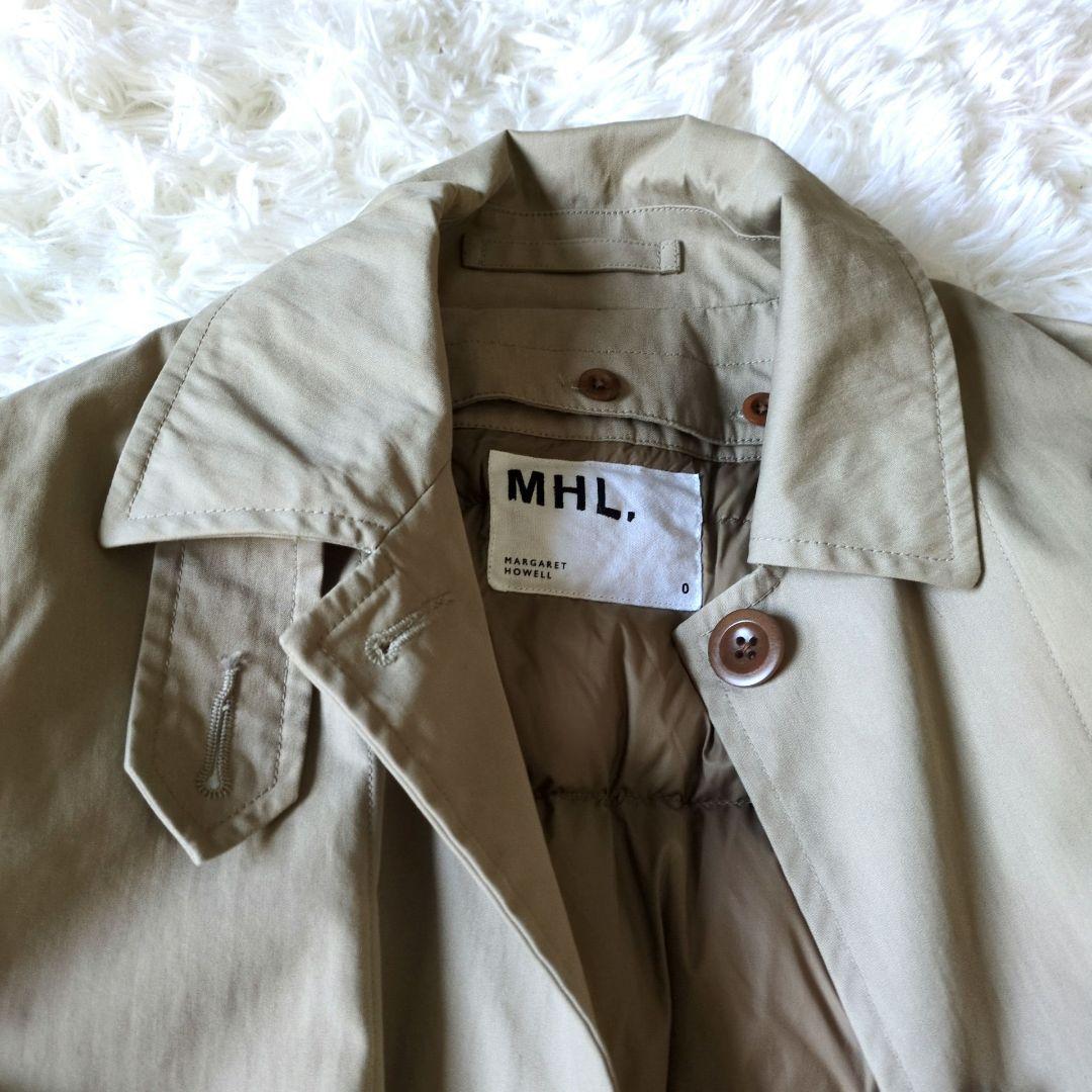 ミモミモザ様MHL. ダウンライナー付きステンカラーコート　マーガレットハウエル