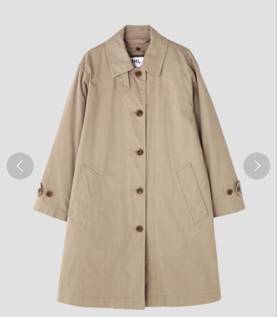 ミモミモザ様MHL. ダウンライナー付きステンカラーコート　マーガレットハウエル