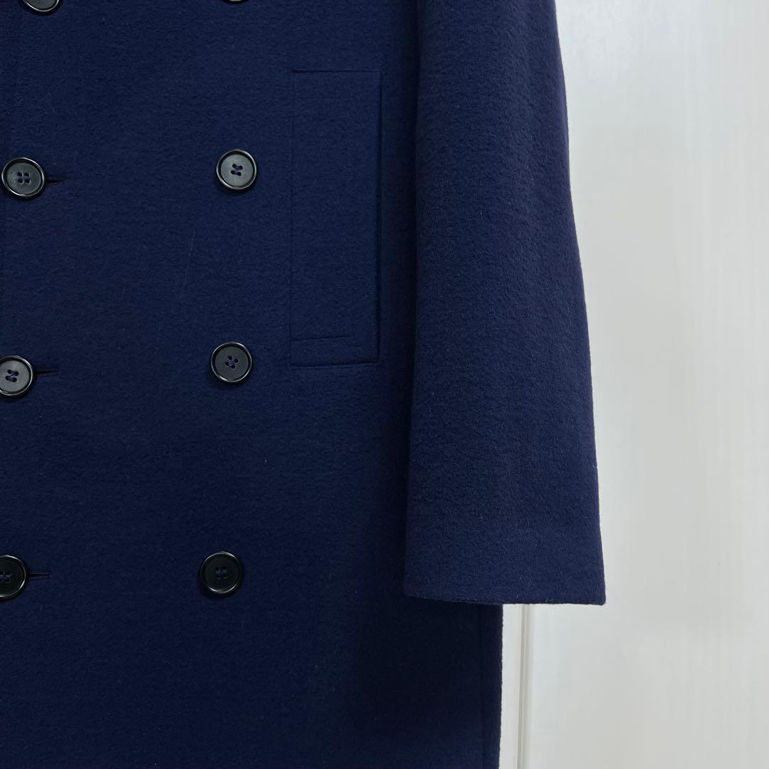 JEAN COLONNA ロングコート ネイビー 44 イタリア製