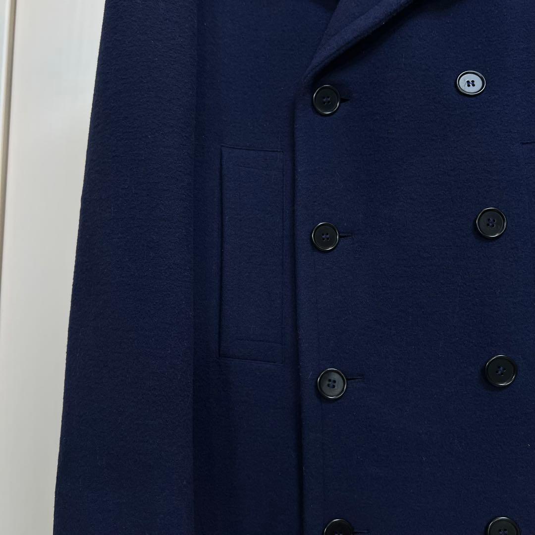 JEAN COLONNA ロングコート ネイビー 44 イタリア製