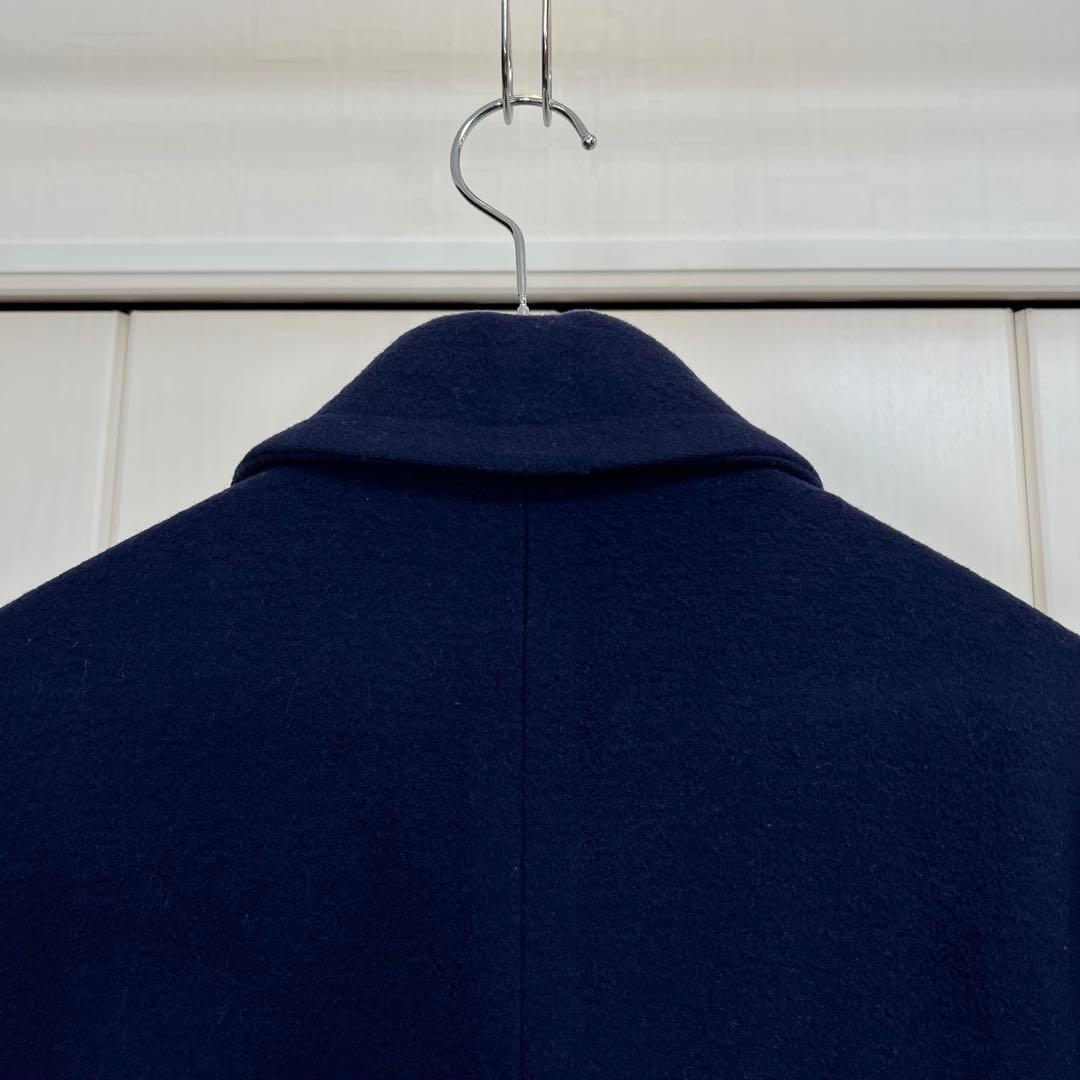 JEAN COLONNA ロングコート ネイビー 44 イタリア製