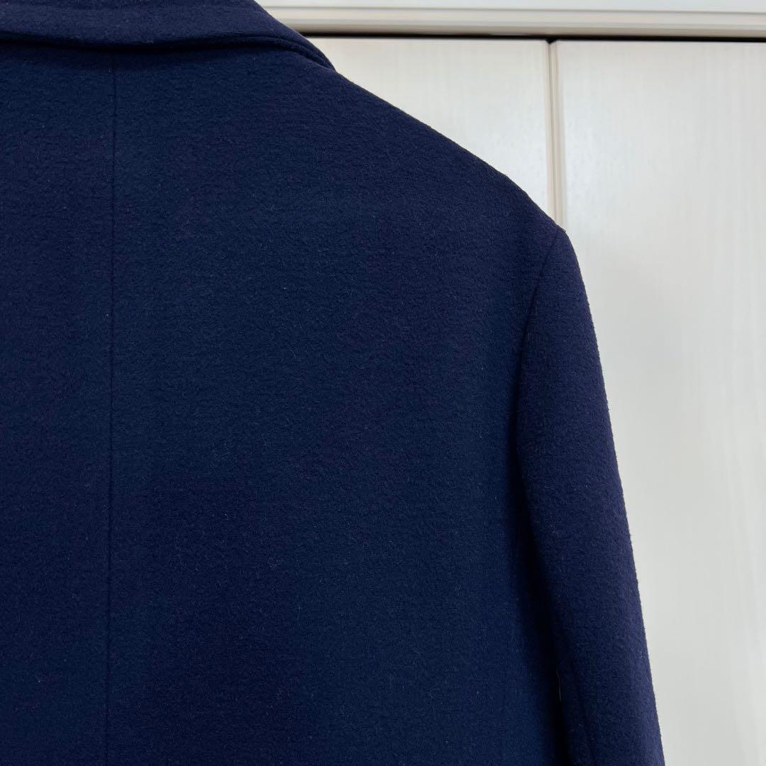 JEAN COLONNA ロングコート ネイビー 44 イタリア製