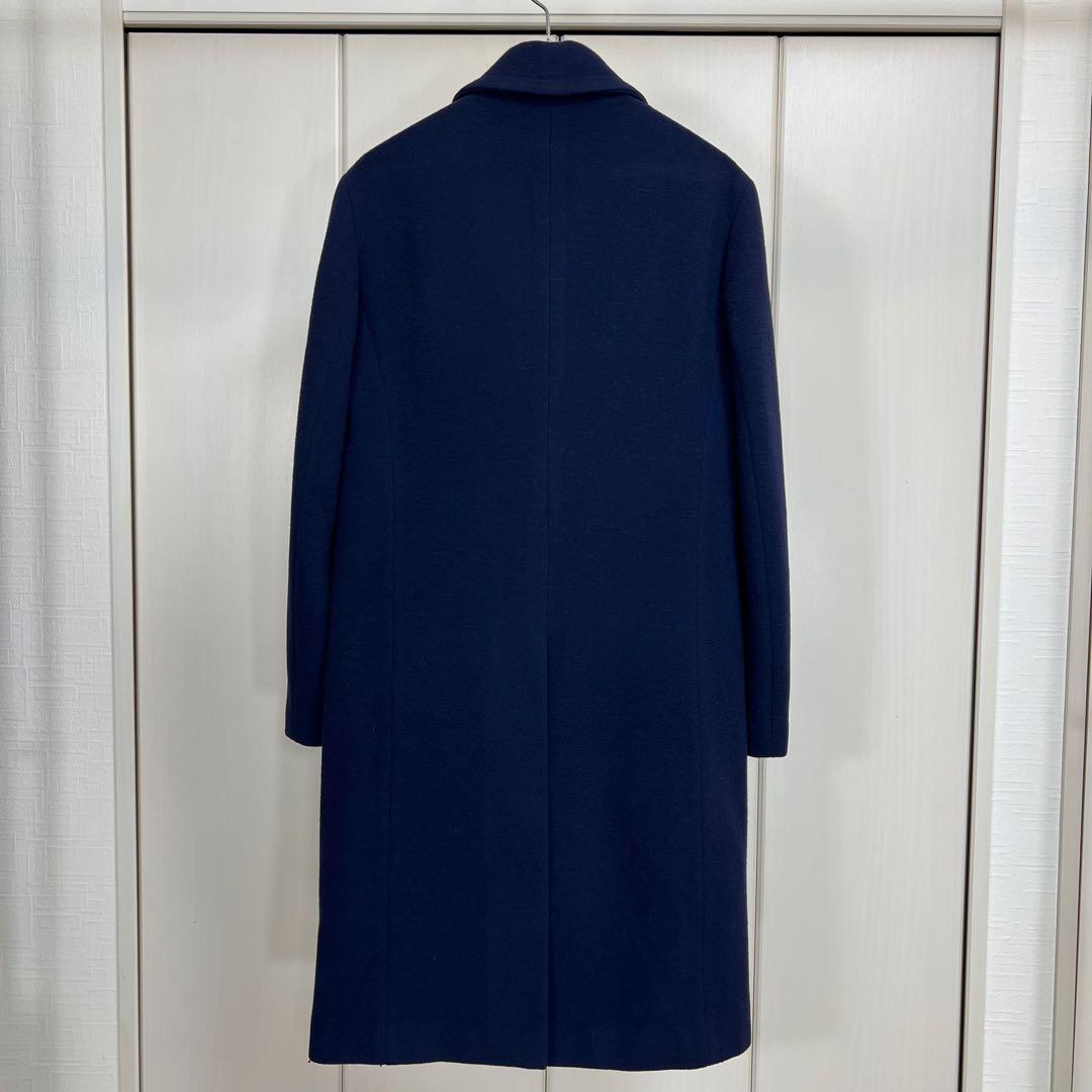 JEAN COLONNA ロングコート ネイビー 44 イタリア製